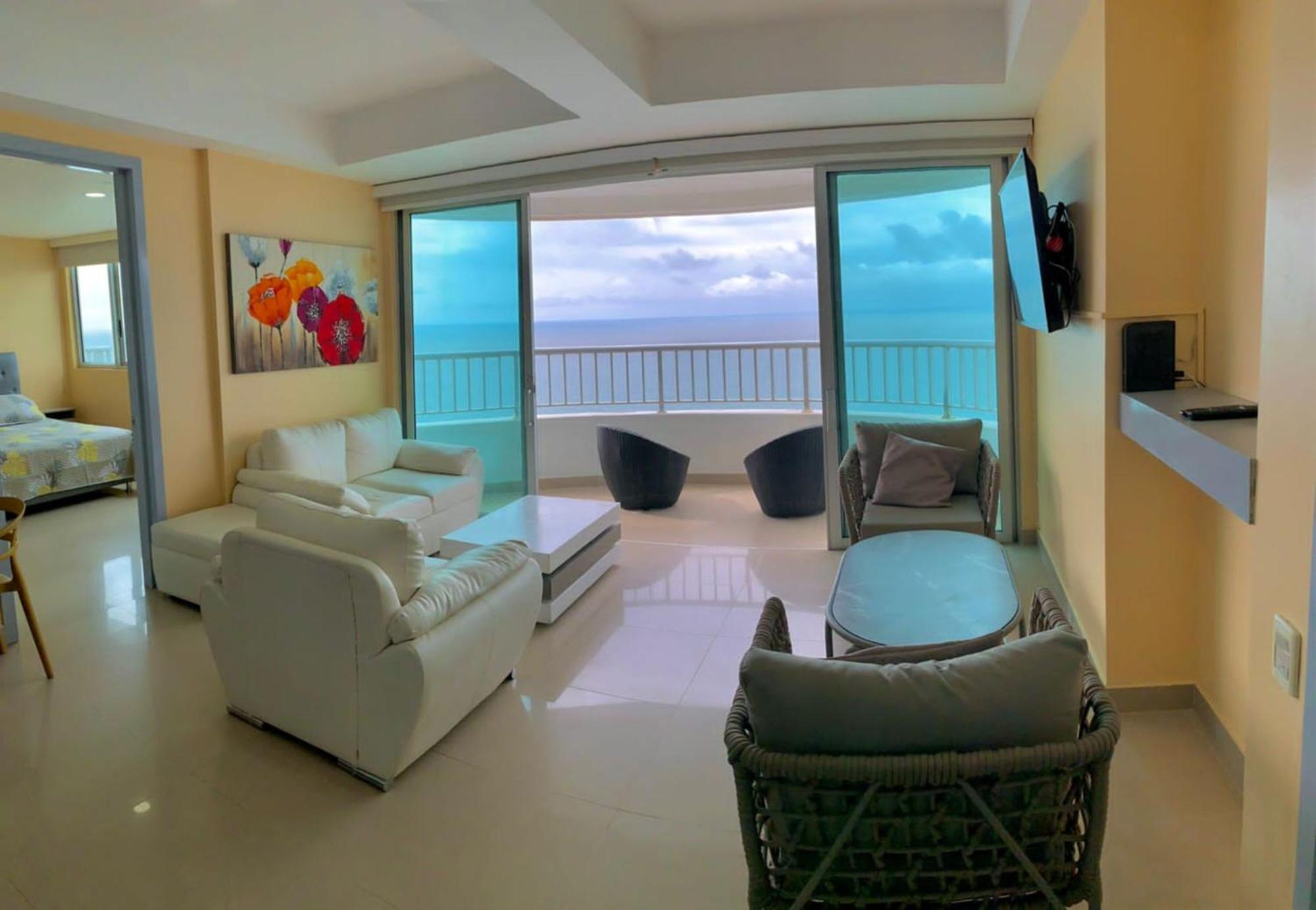 Apartamentos Palmetto - Frente Al Mar Cartagena 客房 照片