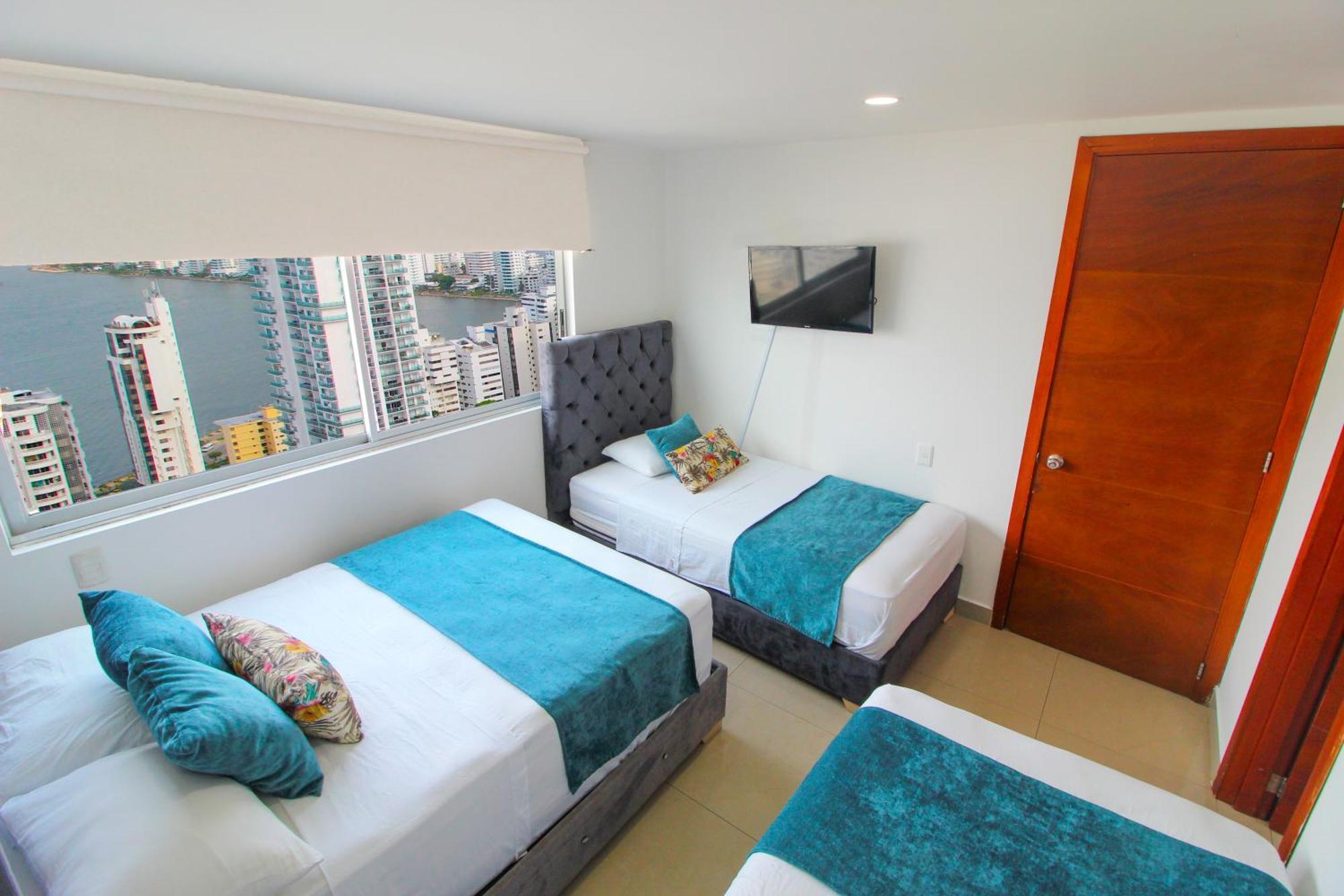 Apartamentos Palmetto - Frente Al Mar Cartagena 客房 照片