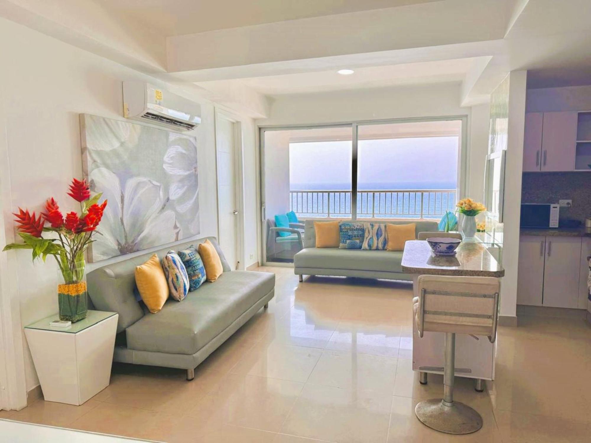 Apartamentos Palmetto - Frente Al Mar Cartagena 客房 照片
