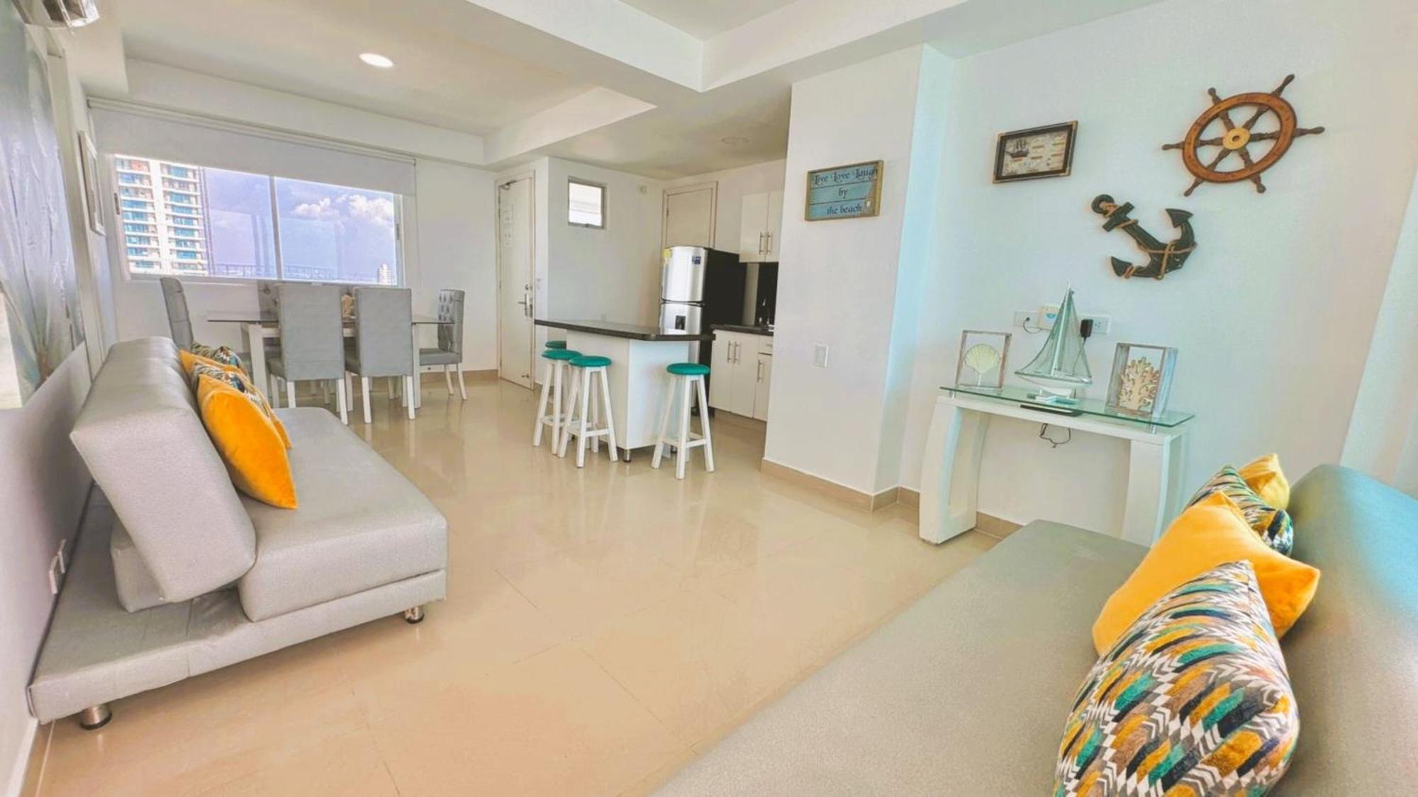 Apartamentos Palmetto - Frente Al Mar Cartagena 客房 照片